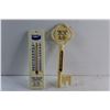 Image 2 : (2) Plastic Bendix & Key Shaped Thermometers - As Is