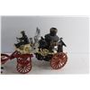 Image 2 : Vintage Cast Iron Galloping Fire Engine