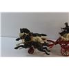 Image 3 : Vintage Cast Iron Galloping Fire Engine