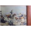 Image 3 : Framed Cowboys in Action Print 24'' x 17''