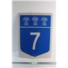 Image 1 : Highway 7 Road Sign 24'' x 18''