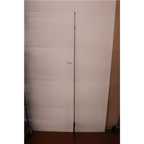 *Vintage 1 Pc Wooden Fishing Rod w/Cork Handle (64" long)