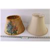Image 1 : (2) Vintage Lamp Shades