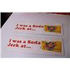 Image 4 : Coca-Cola Blow-up Tube - Straw Type Coca-Cola Hat - Soda Jerks Paper Hats - Sticker