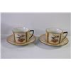 Image 4 : Vintage Sadler 4 Cup Teapot Stafford England - Sugar Bowl Occupied Japan - Ceramic Cups & Saucers