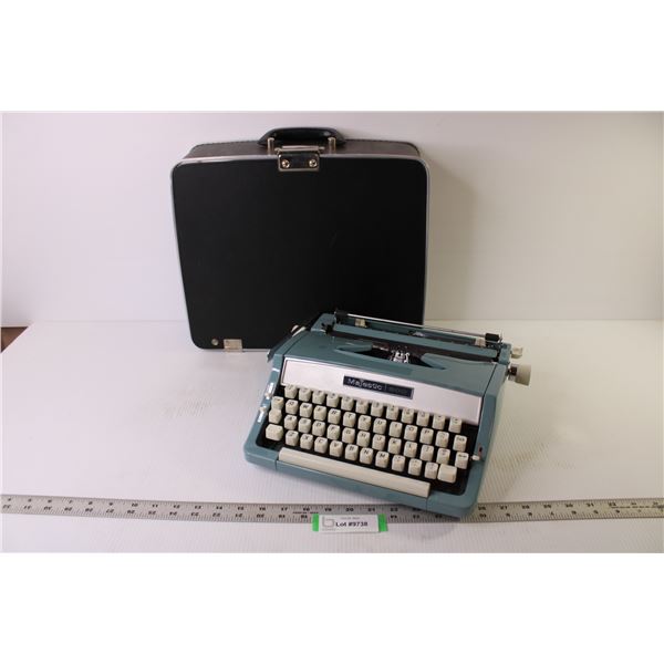 Majestic Typewriter in Case (as is)
