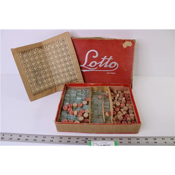 Vintage Lotto Game