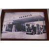 Image 5 : (4) Framed Prints of Vintage Service Station Photographs - Texaco - Sinclair