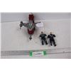 Image 1 : 1988 Hasbro Cops N Crooks Jail Bird Vehicle w/ (2) Action Figures
