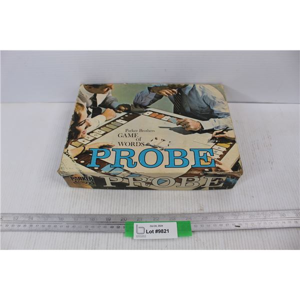 Vintage Probe Board Game w/ Box- Missing cards