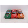 Image 2 : (3) Nascar Collectible Tins, Casey Cane, Tony Stewart, Bobby Labonte- Some Damage