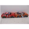 Image 3 : (3) Nascar Collectible Tins, Casey Cane, Tony Stewart, Bobby Labonte- Some Damage