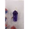 Image 3 : (3) Tupperware Shape Toy Decorations, (1) Water Bottle Christmas Tree Decoration