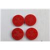 Image 3 : (4) Assorted Hockey Coins -1961-62