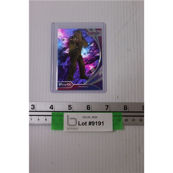 Disney Star Wars 100th Anniversary COSMOS "Chewbacca" Chrome #063/188 Collectors Card - RARE