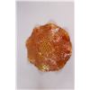 Image 3 : Imperial Glass Radium Marigold "Grapes" Low Ruffled Carnival Glass Plate - 9" Wide (Circa 1910)