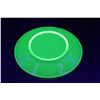 Image 2 : 1890's Uranium Glass Victorian "Swirl" 7 inch Plate