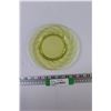 Image 3 : 1890's Uranium Glass Victorian "Swirl" 7 inch Plate