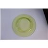 Image 5 : 1890's Uranium Glass Victorian 8.75 inch Plate