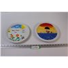 Image 1 : (2) Hand Painted Porcelain Plates