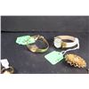 Image 3 : Costume Jewelry - Rings, Earrings, Broaches, Bracelets etc.