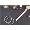 Image 4 : Costume Jewelry - Rings, Earrings, Broaches, Bracelets, Watches etc.