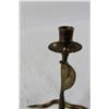 Image 3 : (2) Vintage Cobra Brass Candle Sticks - 6" Tall