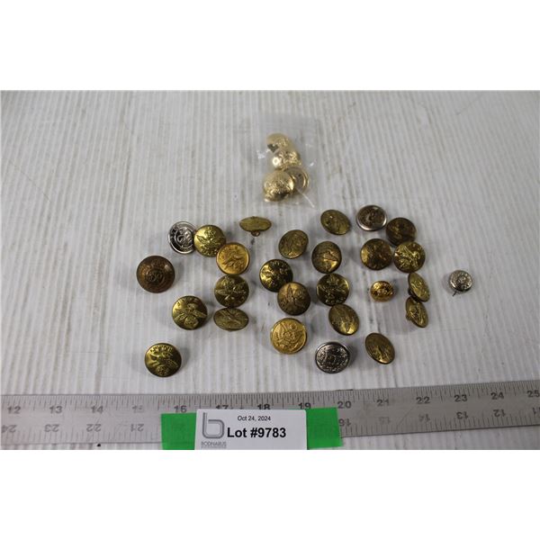 Assorted Airforce Military Buttons