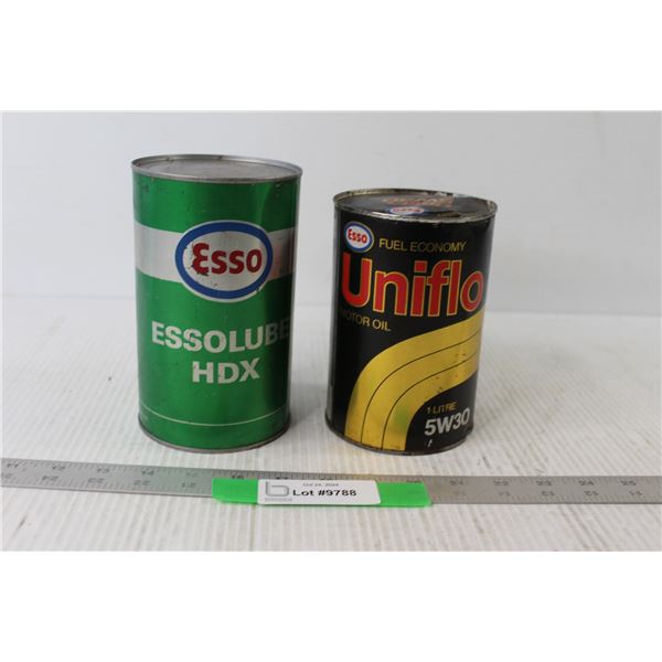 Essolube HDX, Esso Uniflo Motor Oil - All Still Full