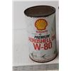 Image 2 : (2) Shell Premium Aeroshell Oil W80 Cans, Shell Rotella S Motor Oil - All Still Full