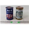 Image 1 : STp Motor Oil Can, Quaker State Super Blend Motor Oil Can - All Still Full