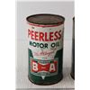 Image 2 : (2) Peerless Motor Oil Cans - All Empty