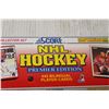 Image 2 : Score NHL Hockey Premier Edition 445 Bilingual Player Cards 1990 Collector Set