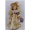 Image 2 : Rebecca Collection Porcelain Doll- 17'' Tall