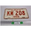 Image 1 : 1956 Alberta License Plate