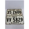 Image 2 : (2) 1963 Alberta License Plates, (1) School Bus Plate