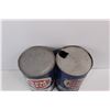 Image 3 : (2) Vintage RPM DELO One Quart Oil Cans