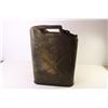 Image 3 : Vintage Metal Gas Can (stamped US - small amount of gas - CANNOT SHIP)