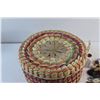 Image 5 : African Pleated Basket and Assorted Buttons