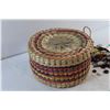 Image 6 : African Pleated Basket and Assorted Buttons
