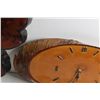 Image 7 : (2) Vintage Handcrafted Wooden Wall Clocks - As Is