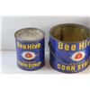 Image 3 : (3) Vintage Bee Hive Golden Corn Syrup Tins - Empty
