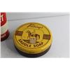 Image 9 : Fiebinq's Saddle Soap - As Is and (4) Vintage Tins - Empty