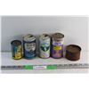 Image 1 : (5) Vintage Tins - Labatt's Wynn's and Capilano Spring - Empty