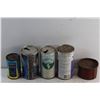 Image 6 : (5) Vintage Tins - Labatt's Wynn's and Capilano Spring - Empty