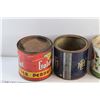 Image 6 : (4) Vintage Tins - Climax, Co-Op and Pure Canadian Honey - Empty
