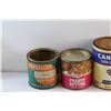 Image 2 : (4) Vintage Tins - Co-Op, Nestle & Argood and Lowney's Hard Candy Bucket