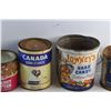 Image 3 : (4) Vintage Tins - Co-Op, Nestle & Argood and Lowney's Hard Candy Bucket