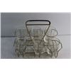 Image 2 : (6) Glasses with Carrying Tray