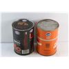 Image 4 : Gulf Type F Automatic Transmission Fluid and Esso Uniflo Motor Oil Cans - Sealed, Cannot Be Shipped